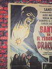 Original 1969 Santo El Tesoro De Dracula - Lucha Libre Movie Poster - 27  X 37 