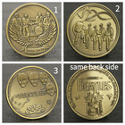 Beatles Collectible 3-coin Set John Lennon Paul Mccartney Music Fans Gift Medal
