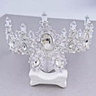 Women Charming Crystal Bridal Tiaras Crown Rhinestone Princess Wedding Hair Gift
