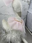 2018 Mud Pie 19 Inch White Swan Ballerina Plush Baby Girl Nursery Decor 