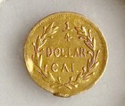 1871h California Fractional Gold 1 4    Bg-857 Hr4   Suppressed Variety - Rare