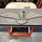 Fireplace Or Stove Topper  Surround Insert Vintage Antique Cast Iron Eagle