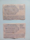 2 X Pink Floyd The Wall Uk Concert Ticket Stub Earls Court