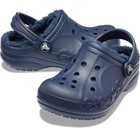 Crocs Toddler Baya Lined Clogs     Warm Fuzzy Slippers  Indoor outdoor  Heel Strap