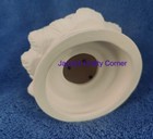 Ceramic Bisque Ready To Paint Tealight Christmas Tree Ornament 