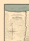 City Map - New Orleans Louisiana Fortifications - Trudeau 1798 - 23 X 31 77