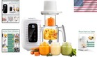 Effortless 4-in-1 Baby Food Steamer   Blender - Dishwasher Safe   Fast Cleaning