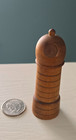 Perfume German Mustershutz Glass Wood Miniature Bottle Dralle