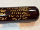 Rare 2022 Baseball Hof Induction Bat Of 1000  David Ortiz  Tony Oliva  Jim Kaat 