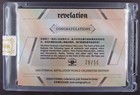 Thomas Edison Nikola Tesla 2025 Eternal Revelation   d  50 Relic Cut Patch Card