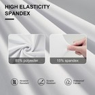 White Spandex Chair Covers 100 Pcs For Wedding Party