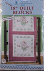 Jack Dempsey Rose Quilt Blocks 18  Embroidery Kit Pattern 310 New Sealed