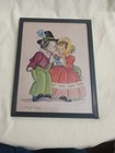 Set Of 2 Vintage K townsend Nursery Rhyme Prints Georgie Porgie  Peter Peter   