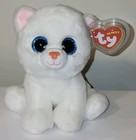 Ty Beanie Baby - Pearl The 2015 White Cat 6  New Mwmts Plush Stuffed Animal Toy