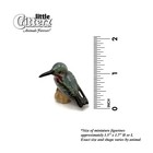 Little Critterz Hummingbird - Calliope Brilliant - Miniature Porcelain Figurine