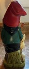 Vintage 50   s  Chalkware Hunting Gnome Elf With  Rifle And Rabbit 7    Japan