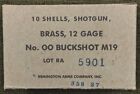 Remington Arms M19 Brass 12 Gage Shotgun  Wwii New Replica 10 Round Ammo Boxes