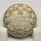 1913 Canada 25 Cents Silver Quarter George V Canadian Coin