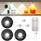 3x Under Cabinet Led Light Kitchen Cupboard Shelf Counter Lighting Kit W remote