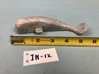 Vintage Inuit Soapstone Whale  Marked  Pond Inlet  Nwt  Tail Repair