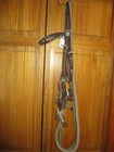 Chris Cox Western Bridle  Double Jointed 5   Bit   Cc Loop Reins Full Horse Size