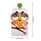 8pcs Reusable Baby Food Pouches Filler Kit Portable Baby Food Pouches Refillable