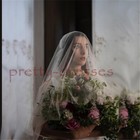 Long Vintage Beaded White Ivorytulle Juliet Cap Bridal Wedding Veils For Brides