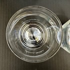 Set Of 2 Johnnie Walker Scotch Whiskey Low Prism Clear Glasses Etched Logo Exc 