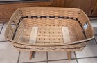 Vintage Longaberger 1988 Rocking  Infant Cradle Basket Large Handles 30x21x14