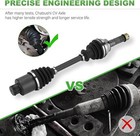Front   Rear Cv Axle Drive Shaft   Bearings For Polaris Sportsman 400 Thru 800