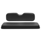 Golf Cart Rear Seat Bottom Cushion   Backrest For Ezgo Rxv Medalist Txt   Black