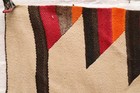 Antique Navajo Rug Native American Indian Weaving 41x19 Textile Vintage
