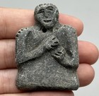 Exquisite Ancient Near Eastern Rare Praying Man Figure Amulet