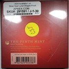 2024 Australia 1oz Silver Silver Opal Lunar Dragon Proof Sealed Box coa B429