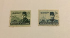 1939 Egypt Mint Stamps  King Farouk   Pyramids  30   50 Mills 
