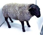 Suffolk Sheep Ewe Lamb Figurine Statue Large 16    X 9 5    Cottagecore Farmhouse