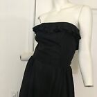Vintage Strapless Black Gown Jack Rose 1940s