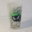 Rare 1999 Marvin The Martian Frosted Drinking Glass Warner Bros