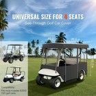 86  4-person Golf Cart Enclosure 300d Waterproof Fits Ezgo Club Car Yamaha