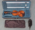 Restored Antique 4 4 German Trade Violin Marked Josef Klotz With Case Circa 1920