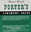 Porter s Liniment Salve  2 Count 2 Ounce  pack Of 2 