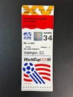 World Cup Usa 1994 Set Of 5 Tickets For R f k  Stadium Belgium Vs  Saudi Arabia