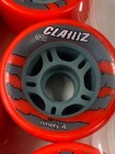 Clawz Speed Roller Skate Wheels Red 62mm 90a