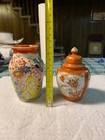 2 Antique Japanese Kutani Porcelains  Markings On Bottom 