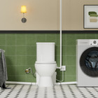 600w Upflush Macerating Toilet System Dual Flush For Basement With 4 Water Inlet