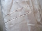 Garnet Hill Hemstitched Gathered Full Size Bed Skirt 21  Drop Natural Color New