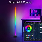 2x 47  Smart Led Floor Lamp Rgb Remote   App Control Music Sync Corner Lighting