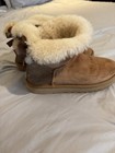 Ugg 1016501 Women Mini Bailey Bow Ii Chestnut Winter Boot Us Size 7