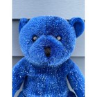 Vintage Y2k Limited Too Blue Sparkle Plush Bear