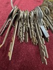              Lot Of Vintage  Flat Keys Assorted Styles Sizes Steampunk